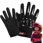HASTHIP® Guantes de Moto para Niños,Guantes Juveniles de Motocross Transpirables Dedo Completo,Antideslizantes para BMX MTB ATV Ciclismo Equipamiento Protector Niños y Niñas -