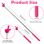HASTHIP Telescopic Teachers Pointer 4Pcs for Classroom Use with Metal Build and Grip | Compact Colors