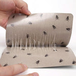 HASTHIP® 20Pcs Fly Traps Sticky Paper Kitchen Fly Traps Sticky Paper Double Side Strong Adhesive Fly Traps Non-chemical Child Safe Pest Sticky Traps Paper for Kitchen, Room, Plants, 18.5x12.5cm