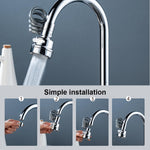 HASTHIP Kitchen Faucet Extender with 360° Rotation and 3 Spray Modes for High Arch Spouts | ABS Hose Extension for Deep Sinks