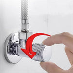 HASTHIP Angle Valve 1/2 Inch for Bathroom and Kitchen Water Supply with Self-Sealing Glue | Brass Leak-Proof Construction
