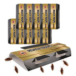 HASTHIP® 10pcs Cockroach Traps for Kitchen, Room, Office, Strong Adhesive Cockroach Killer, Pesticide Free Cockroach Repellent, Safe and Easy Cockroach Trap