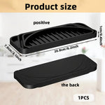 HASTHIP Water Dispenser Drip Tray for Coolers with Raised Edge 8.31 x 3.15 in Silicone Pad | Removable and Easy to Clean