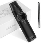 HASTHIP Kazoo Musical Instrument for Kids and Adults with 5 Membranes and Aluminum Alloy Body | Black