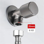 HASTHIP Angle Valve 1/2 Inch for Bathroom and Kitchen Water Supply with Self-Sealing Glue | Brass Leak-Proof Construction