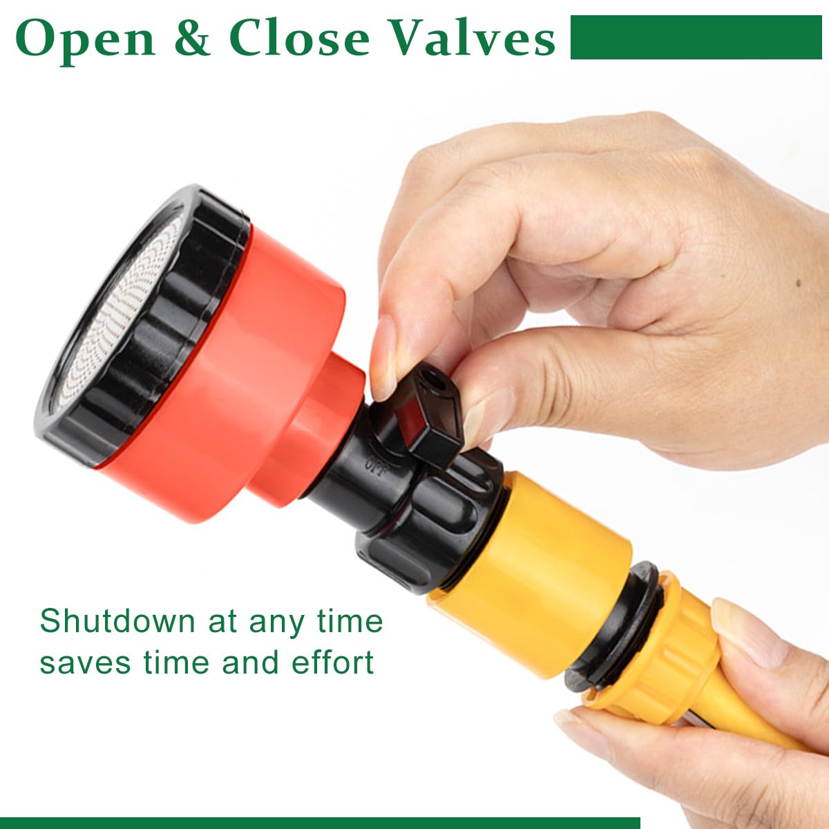 HASTHIP Water Sprayer Head Replacement for Irrigation with 2000 Mesh Screen | Quick 1/4 inch Connection