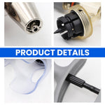 HASTHIP Livestock Syringe for Vaccines with 5ml Adjustable Dose featuring Automatic Repeating Mechanism | Ideal for Cattle Sheep and Pig Injections