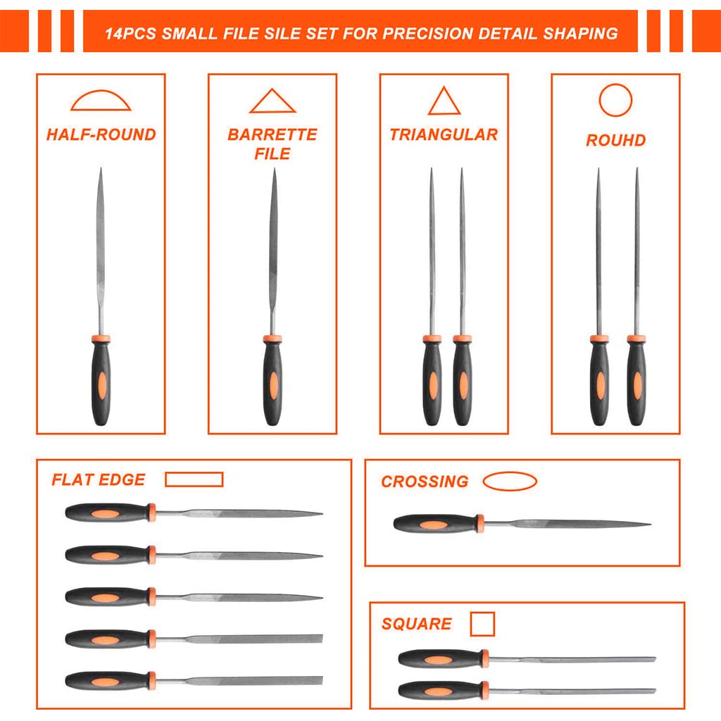 Supvox® 17Pcs File Tools Set with Portable Bag– Hasthip