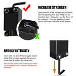 HASTHIP Automatic Door Closer for Home and Office Use with Adjustable Speed | Aluminum Alloy Black 30 kg Capacity