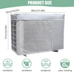 HASTHIP® Ac cover 1.5 Ton, 1.5P Waterproof AC Condenser Unit Cover, Air Conditioner Cover For Outside Units Insulated AC Cover With Sun Protection,Dust-proof Waterproof Window AC Protection Cover