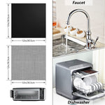 HASTHIP Oven Liners for Bottom of Oven with 12x12 inch Pre Cut Square Sheets | Includes 3 Air Fryer Liners and 3 Mesh Sheets
