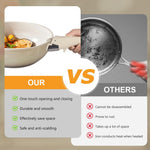 HASTHIP Universal Detachable Pot Handle for Handleless Pans with Secure Anti Slip Grip 2PCS