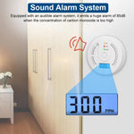HASTHIP Carbon Monoxide Detector with LCD Display and 85dB Alarm | Advanced Sensor