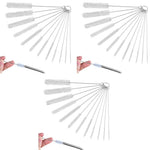 HASTHIP Straw Cleaner Brushes 36PCS 8 Inch for Bottles and Tumblers featuring Fine Tip Nylon Bristles