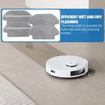 HASTHIP Microfiber Mop Cloth for Mi Robot Vacuum Mop P with 4pcs Set | Machine Washable