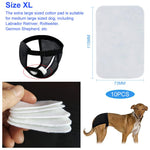 HASTHIP Pet Cotton Diaper Pads for Medium Female Dogs (10 Pack)