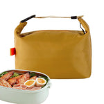 HASTHIP Insulated Lunch Bag for Work and School with Aluminum Foil Lining and Ergonomic Handle | Leakproof Waterproof Yellow Design
