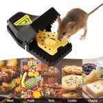 HASTHIP Rat Trap for Home with Quick Trigger Mechanism and Reusable ABS Design | 2Pcs
