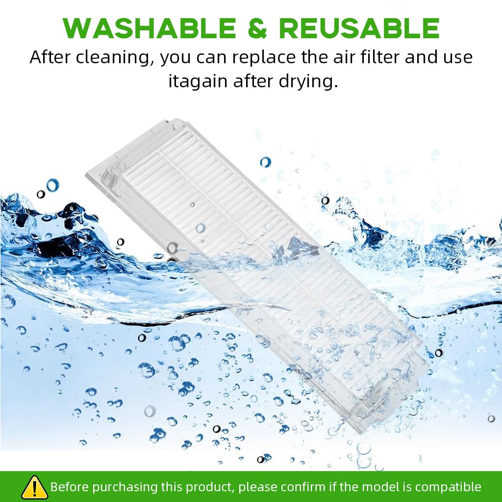 HASTHIP Compatible Replacement Filters for Mi Robot Vacuum Mop 2i and 2 Pro | Pack of 2