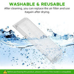 HASTHIP Replacement Filters for Mi Robot Vacuum Mop 2i and 2 Pro 2pcs | Washable Reusable Design