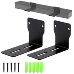 HASTHIP Sound Bar Wall Mount for Home Theater | Dual Bracket with 30 lb Capacity and 3.5 in Steel Holders