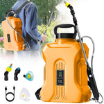 HASTHIP® 12L Water Sprayer Portable Electric Sprayer with Handle & Shoulder Strap 26-36 inches Retractable Sprayer Pipe Rechargeable Electric Sprayer for Watering, Pest Control, Disinfection