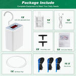 HASTHIP Auto Drip Irrigation System for Indoor Houseplants with Digital Water Timer | USB Rechargeable 12 Plant Self Watering Kit