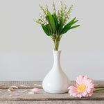 HASTHIP Artificial Lily of the Valley Flowers for Home and Wedding Decoration | 6 Bundles 35cm Plastic and Cloth Bouquet
