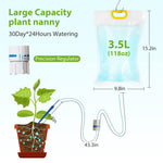 HASTHIP Drip Irrigation Kit for Garden and Home with 3.5L Water Bag | Adjustable Self Watering System