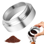 HASTHIP® Anillo de Polvo Magnético de Acero Inoxidable 51mm para Portafiltro Espresso, Accesorio Antiderrame y Distribución Precisa para Máquinas Café