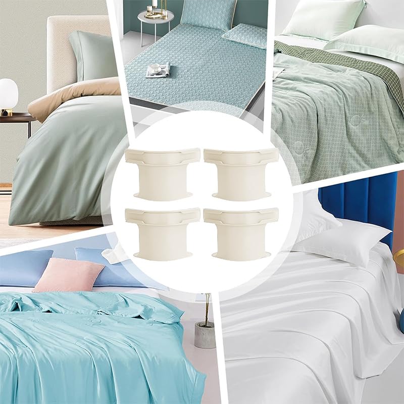 HASTHIP Bed Sheet Holders Set for All Mattress Sizes with Heavy Duty Corner Straps | 4 Pack