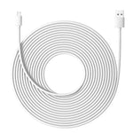 HASTHIP® 19.69Ft Micro USB Extension Cable, USB A to Micro Extension Charging Cable for Security Camera