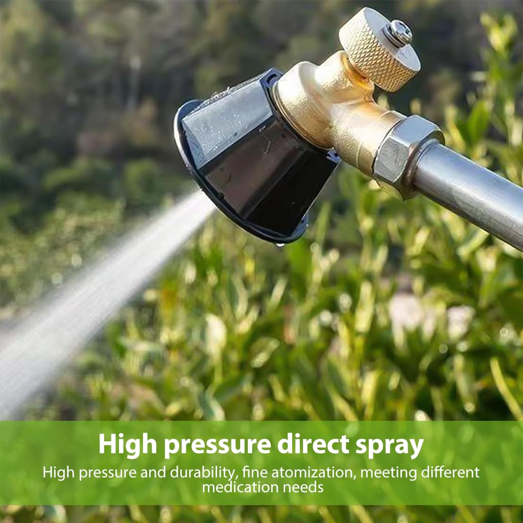 HASTHIP Brass Sprayer Nozzle for Garden and Agriculture with Adjustable 2 Spray Modes 3PCS