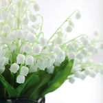 HASTHIP Artificial Lily of the Valley Flowers for Home and Wedding Decoration | 6 Bundles 35cm Plastic and Cloth Bouquet