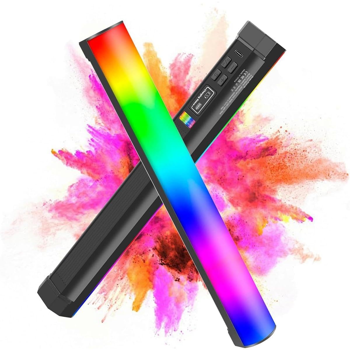 HASTHIP® ELEPHANTBOAT Luz de Vara de Video RGB Magnética USB Recargable LED 2000mAh 2500K-9000K con 20 Efectos