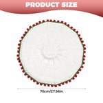HASTHIP Flower Bouquet Blanket for All Seasons with 3D Crochet Floral Design | 80cm Soft Knitted Throw