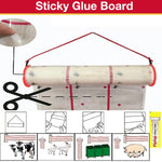 HASTHIP® Fly Trap Kit for Insects, Whiteflies, Aphids, Leaf Minor, Thriphs, Ultra sticky Trap Roll for Insect in garden & Farm for Indoor or Greenhouse Use, Hangable Fly Sticker Paper (4m*25cm)