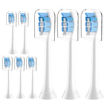 HASTHIP® 8 Pack Cabezales de Cepillo de Repuesto Compatibles con Philips Sonicare, Cerdas DuPont Suaves y Densas, Elimina 7x Más Placa, Apto para DiamondClean, ProtectiveClean, FlexCare,