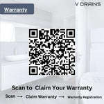 HASTHIP Stainless Steel Corner Floor Drain Cover 10 x 6.5cm for Shower and Balcony | Rust-Resistant Anti-Clog L-Shaped Design