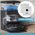 HASTHIP Replacement Accessories for Ecovacs Deebot N30 Pro Omni with 11 Pcs Kit | 3 Side Brushes 4 Mop Pads 2 Dust Bags 2 Filters