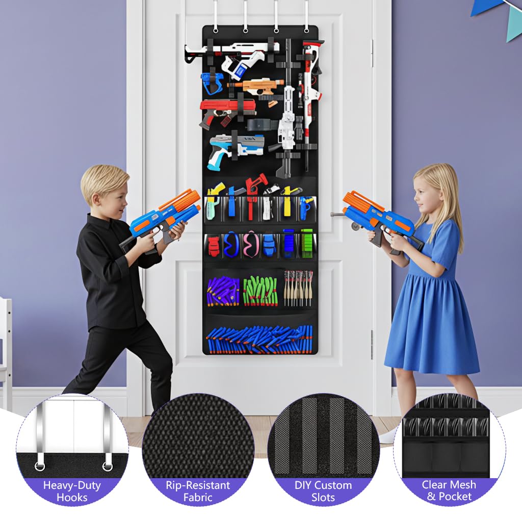 HASTHIP Over the Door Storage Organizer, 60 × 170 cm, 20 Pockets