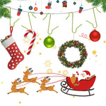 HASTHIP S Hooks for Christmas Tree Decoration featuring 1.57 in Metal Design and 100 Pcs Green Set