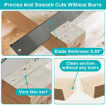 HASTHIP Hand Saw for Woodworking with 65cm SK5 Blade and Double Sided Serrated Teeth | Detachable Anti Slip Handle