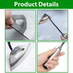 HASTHIP Weeder Hand Tool for Garden and Lawn with 6.3 in Wide Head and 11 in Handle | Iron Construction