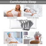 HASTHIP Body Pillow Cover for Cool Summer Comfort featuring Universal Slip-in Design 20x54 in Ice Silk Polyester