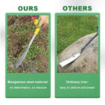 HASTHIP Gardening Weeder Tool for Weeding and Digging with Narrow Spade Head | Stainless Steel T Handle