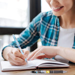 HASTHIP Erasable Pens for Writing and Drawing with 0.5mm Fine Tip & Thermo Sensitive Ink | Featuring Rubber Grip and Cartoon Design