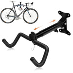 HASTHIP® Bicycle Wall Mount Stand, Heavy Duty BikeHanger for Home & Garage, Foldable Retractable Wall Mounted Rack Cycle Hanger Mount Rack for Indoor & Outdoor Storage Hanging Stand MTB Cycle
