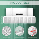 HASTHIP Air Deflector for Split AC with 8 Panel 270° Adjustable Design | 90x20cm Telescopic Plastic