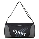 HASTHIP® Bolsa de Deporte Impermeable para Hombre y Mujer con Compartimento para Zapatos,Bolsa de Viaje y Gimnasio Nailon Grande con Correa Esterilla Yoga Manga Trolley,